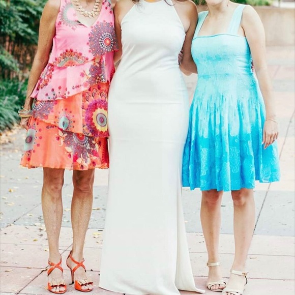 Diane Von Furstenberg Blue Ombré Dress - Picture 4 of 8